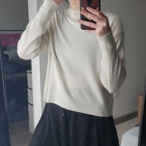 Everlane | The Cashmere Crop Mock Neck